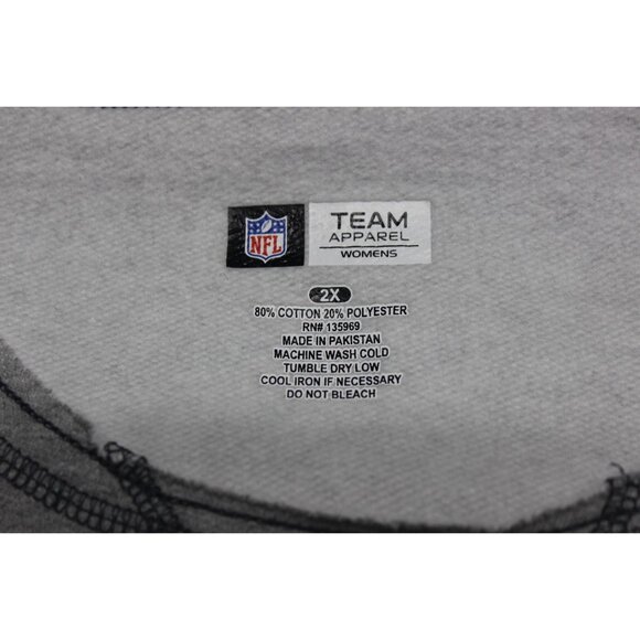 NFL Seattle Seahawks women's scoop neck raw hem French terry pullover sweatshirt - Picture 6 of 10